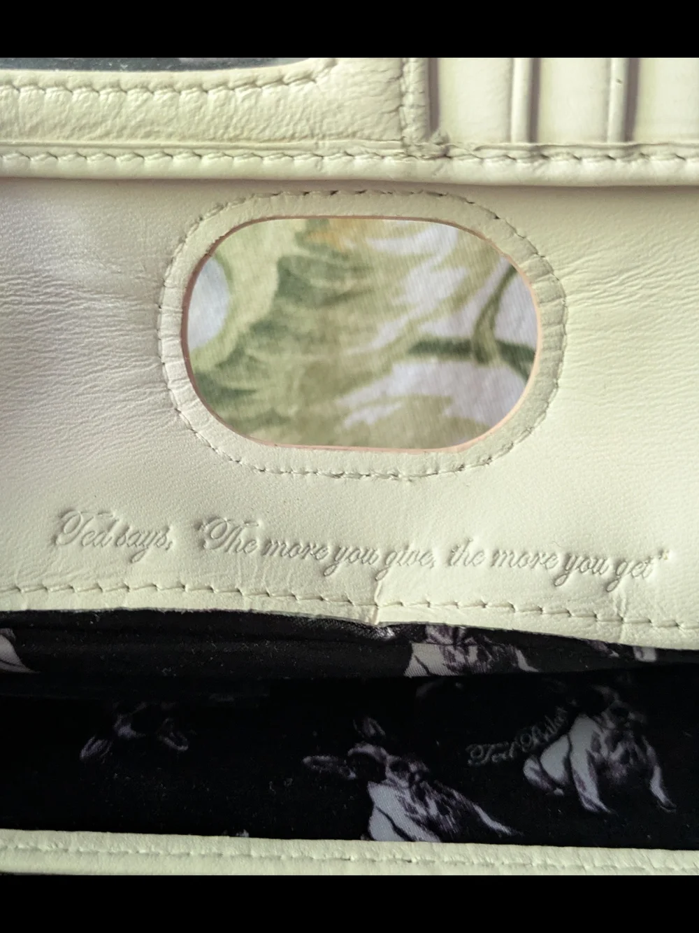 Ted Baker Women's Patent Clutch Wallet - Pale Pink